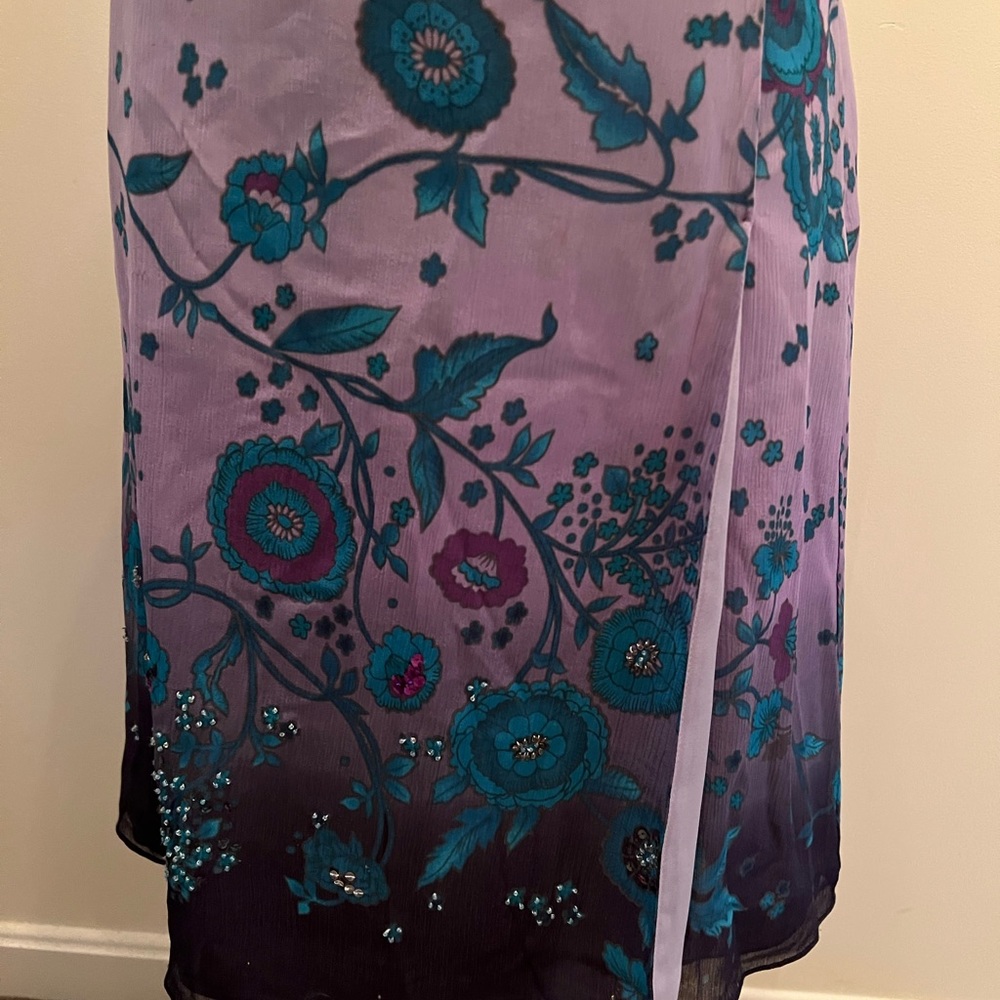 Beautiful purple beaded skirt